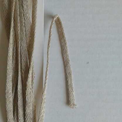 414 - Fettuccia tubolare beige